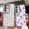 Чехол-бабочка класса люкс для Samsung A57 A37 A17 A56 A36 A16 A55 A54 5G S21 FE S22 S23 S24 S25 Plus S26 Ultra С покрытием линз Прозрачный мягкий чехол
