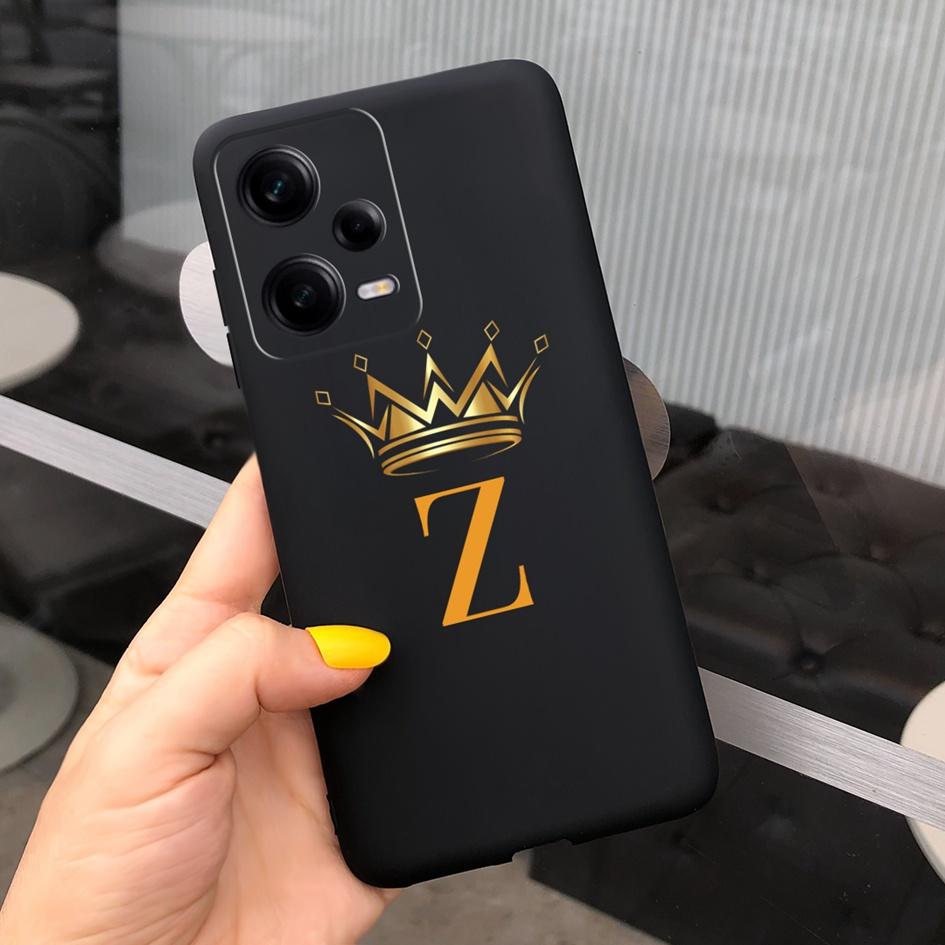Чехол Для Xiaomi Redmi Note 12 Pro Буквы Чехол Для Телефона Модный Розовый Черный Силиконовый Чехол Для Xiaomi Redmi Note12 Pro Plus 5G Funda