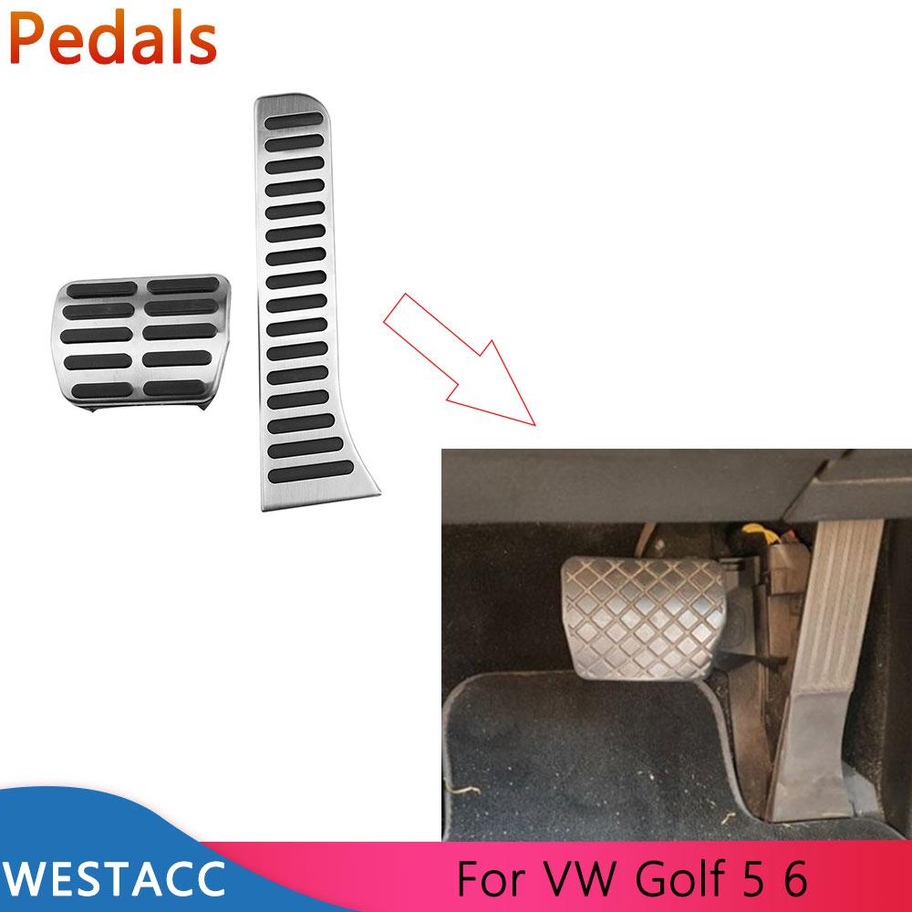 Автомобильные педали с правым рулем для VW Golf 6 Scirocco Jetta MK5 MK6 PASSAT для Skoda Octavia 2009-2014, чехол для педали газового тормоза