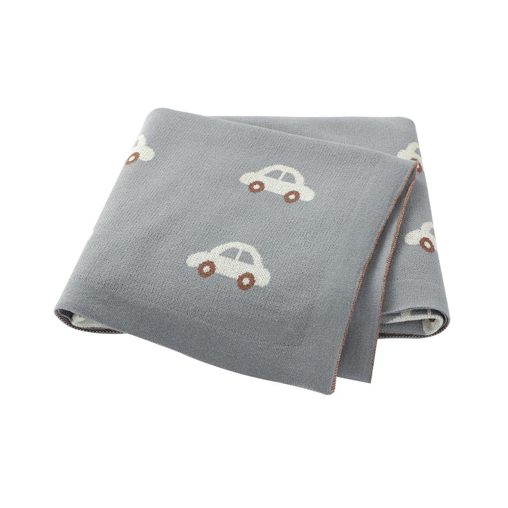 Baby Blankets Knitted Newborn Swaddle Stroller Bedding Wrap Cartoon Alpaca Infantil Boys Girls Receiving Blanket Children Quilts