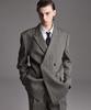 TNGT Herringbone Structure Wool Double Jacket (Grey) Tnja6F103G2