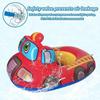 Red fire truck swimming circle, Thickened Inflatable Fire Truck Swim Ring, Large Inflatable Swimming Ring, Water Play Float, 75 * 58cm, Fun Water Acti
