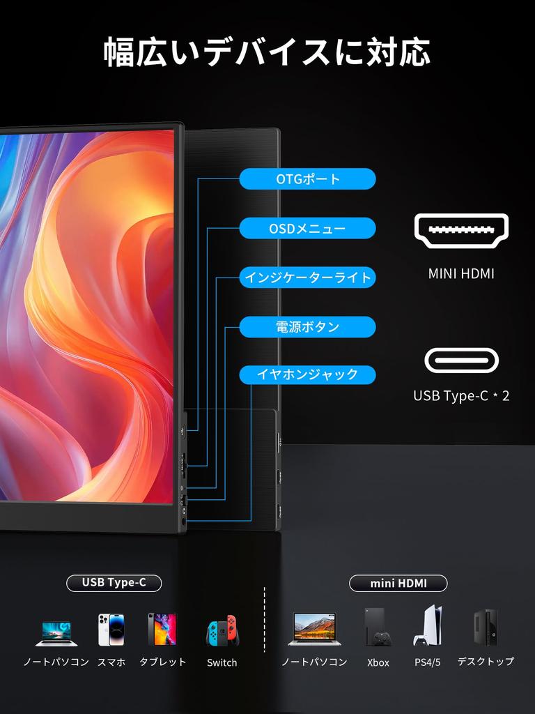 KEEPTIME Мобильный монитор дюймовый сенсорный экран Мобильный дисплей 1920x1080FHD Легкий Тонкий Портативный монитор USB HDMI IPS ЖК-панель Совместим с работой