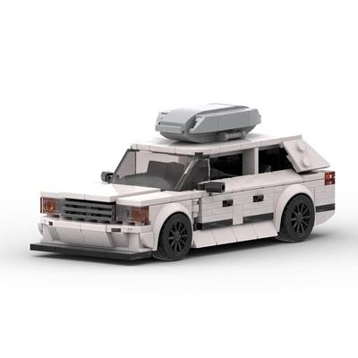 Конструктор MOC Гоночный S124 Собранный Набор Машин с 8 ячейками Классическая Модель Автомобиля для Мальчика Подарок Украшения