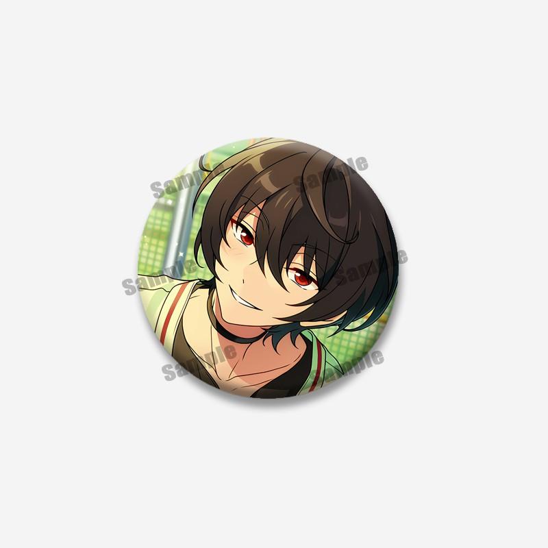 Game Peripheral Ensemble Stars Coin Brooch Cute Hakaze Kaoru Yuzuru Lapel Pins Creative Cartoon Badge Accessories Jewelry Gifts