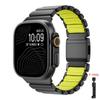Ремешок для Apple Watch Ultra 3/2 49мм 46мм 45мм 44мм Нержавеющая сталь Силикон Магнитный ремешок для Iwatch Серии 11 10 9 8 7 6 SE3 5