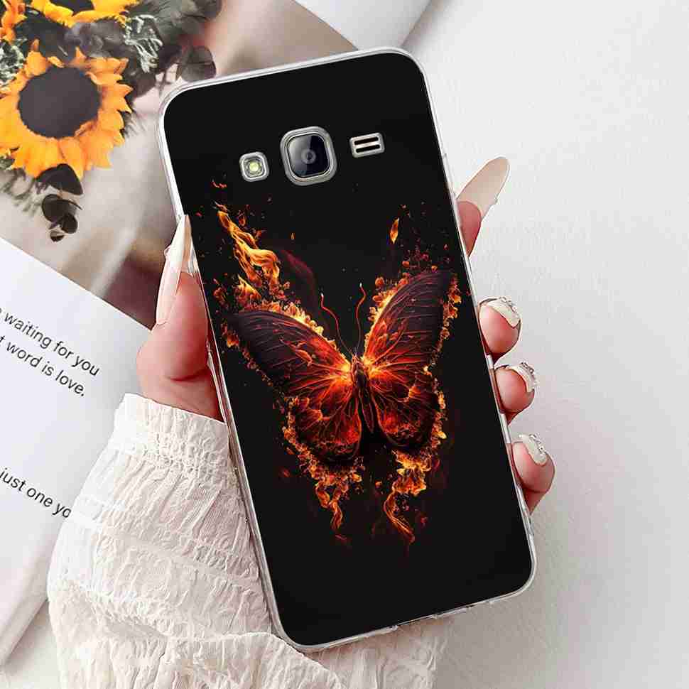 Чехол для Samsung Galaxy J5 Роскошный Расписной Чехол Мягкий Тонкий Чехол для Телефона Для Samsung J 5 J5 J500Y J500M 2015 Задняя Крышка