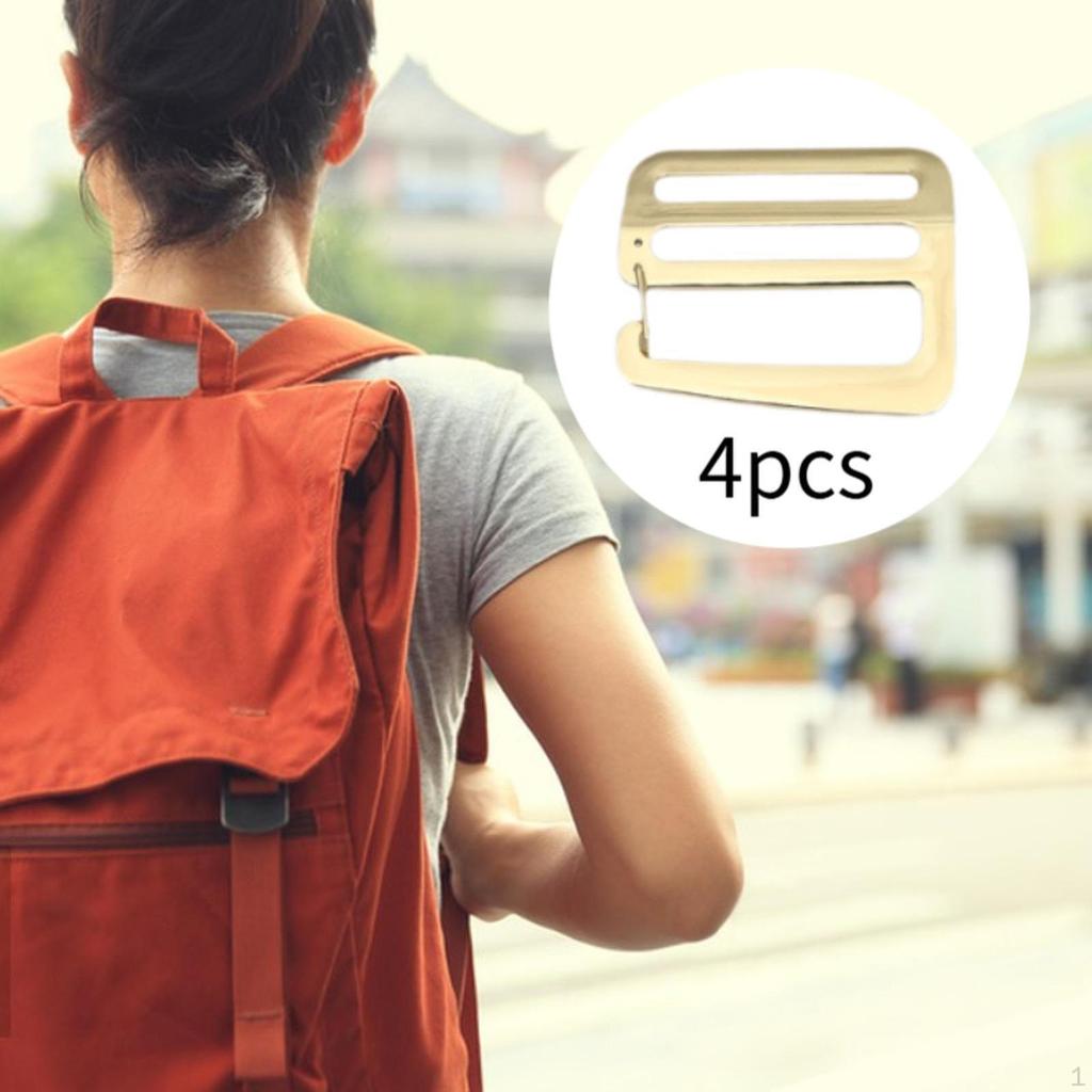 4 пряжки G Hook Wave 1,5-дюймовая металлическая фурнитура для ремня рюкзака и сумки