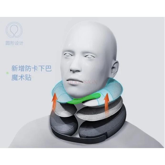 Inflatable cervical traction device, medical neck protection, pillow neck support, neck forward tilt correction device