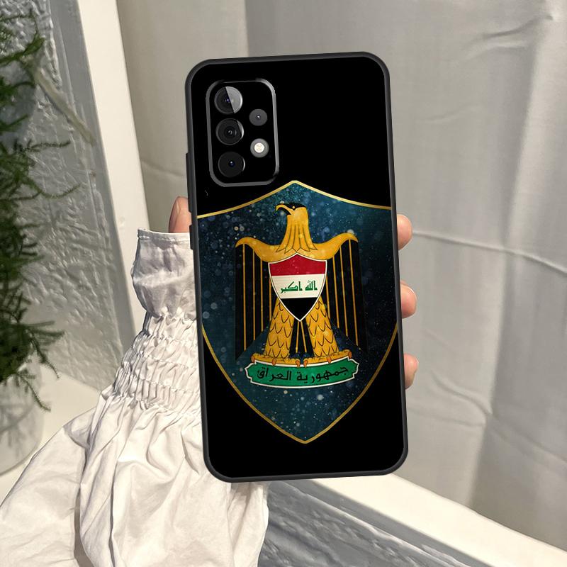 Иракский флаг Ирака Чехол для Samsung Galaxy A52S A06 A16 A26 A36 A56 A55 A35 A15 A53 A32 A33 A13 A14 A34 A54 A17