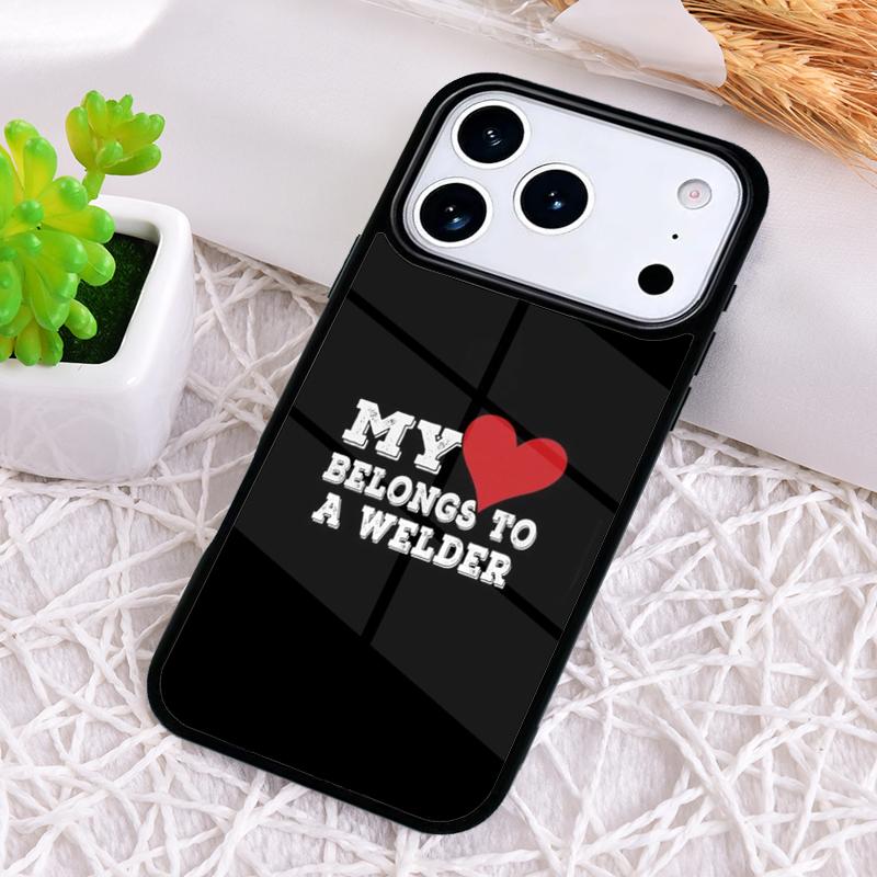 Мне нравится мой чехол для телефона с цитатами о сварщике для iPhone 17 Air 16 15 11 12 14 13 Pro Max Ударопрочный чехол