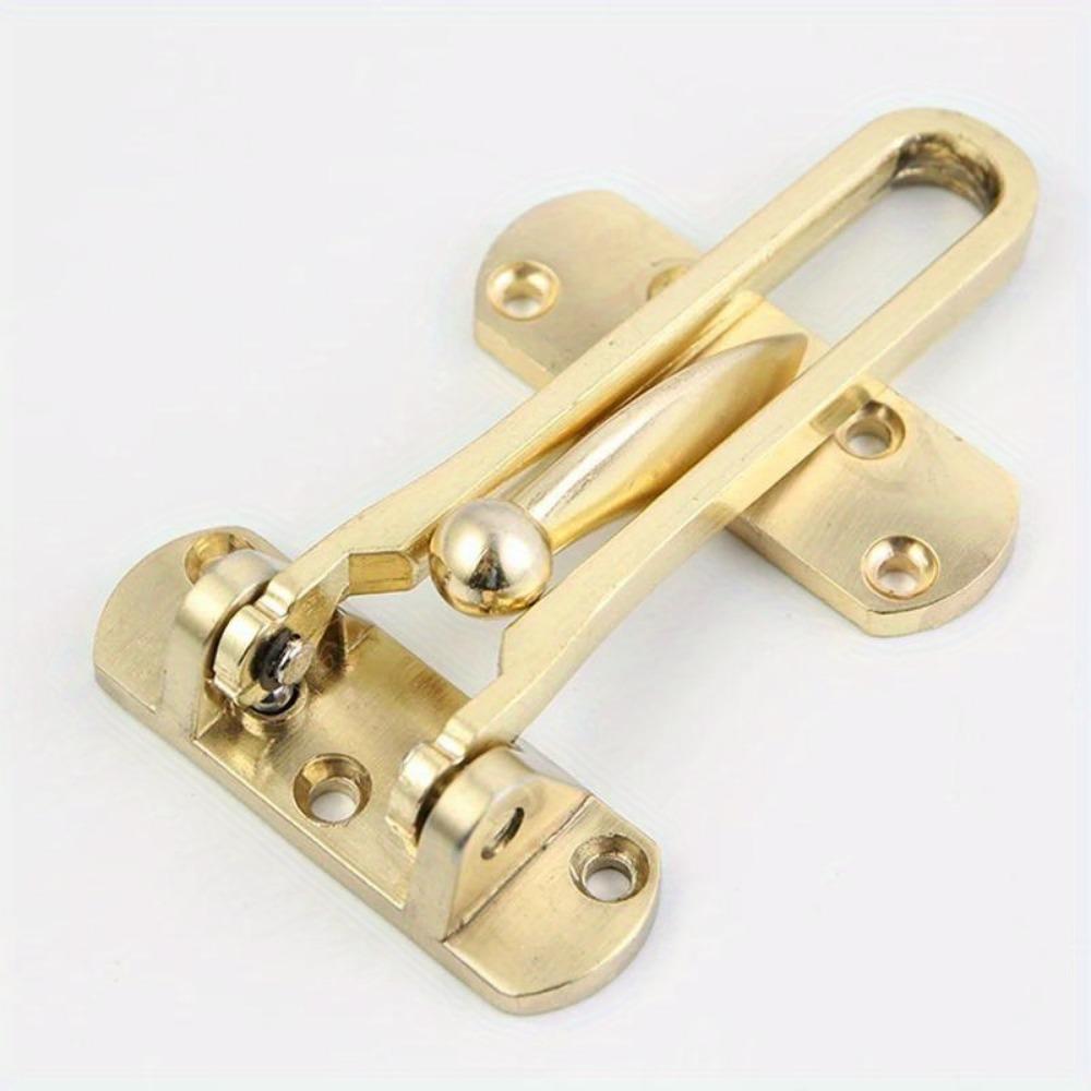 1PC Insurance Door Bolt Home Anti-theft Room Door Bar Door Buckle Lock Chain Safety Bedroom Hotel Anti-lock Buckle