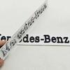 3D ABS Car Badge Rear Trunk Logo Mercedes-Benz Sticker Emblem Decoration For Mercedes Benz AMG W108 W124 W126 W140 W205 W201