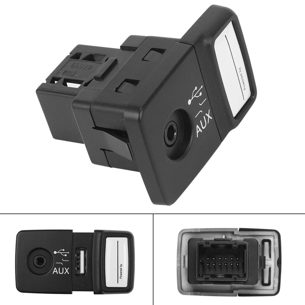 Автомобильный медиаплеер AUX USB-порт, разъем, совместимый с 500 PuntoAbarth 735547937, дополнительные входные разъемы, стереопереключатель, адаптер