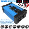 Car Inverter 4000W Power Inverter Voltage Convertor Transformer 12V To 110V/220V Inversor