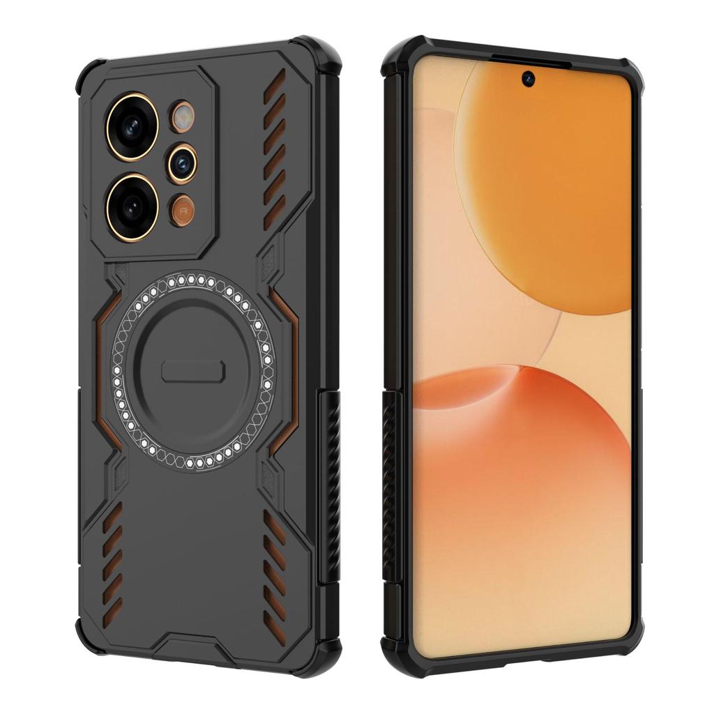 Для Oppo Realme P4 Power 5G / Realme Narzo Power 5G Магнитный чехол, Термоотводящий противоударный чехол для телефона