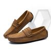 Мужская обувь ручной работы из натуральной кожи, модные туфли-лодочки, классические повседневные туфли для вождения, удобные мужские мокасины без застежек, мягкие мокасины