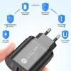 PD 12 Вт USB зарядное устройство для быстрой зарядки 3,0 тип C настенный адаптер для сотового телефона вилка европейского стандарта, США и Великобритании для iPhone 13 12 Pro iPad Huawei Xiaomi Samsung