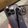Роскошный гальванизированный блестящий чехол для телефона iPhone 11 12 13 14 15 16 Pro Max Plus Ultra прозрачный бампер противоударные чехлы крышка