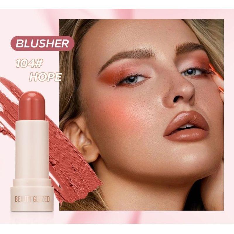 BEAUTY GLAZED - Кремовый стик-румяна с эффектом мягкого сияния и свежести - 6 оттенков