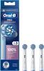 Braun Sensitive Clean PRO Replacement Soft Genuine Oral-B Brushes, Ultra-Fine Bristles, 3-Pack, Packaging, EB60X-3 [Used]