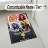 Personalized Crystal Velvet Carpet,Billie Eilish Custom Printed Name, Plush Area Rug For Home Indoor Decor