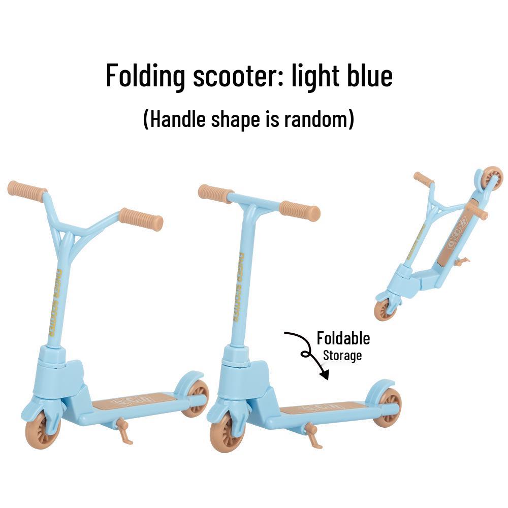 Mini Finger Scooter with Tools and Skateboard Accessories