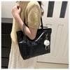 Trendy Oversized Tote Bag Women's 2024 Spring Street Style Shoulder Bag Student Commuter Bag