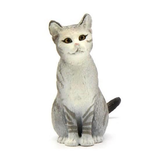 Schleich Sitting Cat SL13771 Figure, 2 Pieces, Popular Toys In Korea