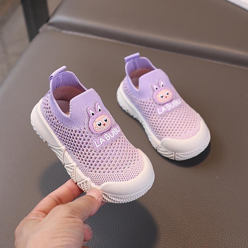Детские спортивные слипоны Flyknit 2025 - Дышащие, Мягкая подошва, Двойная сетка для мальчиков и девочек