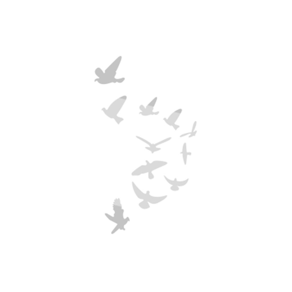 11 шт., акриловые зеркальные наклейки с птицами, 3D съемные наклейки на стены, украшение на стену для спальни, украшения для дома, настенная фреска