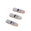 10 шт. Светодиодная лампа T5 3014 2SMD Суперяркая Лампа для приборной панели салона автомобиля Силиконовый Автомобильный Боковой Клиновой Свет