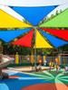 Waterproof Triangle Sunshade: Outdoor Decor Sun Protection Net for Scenic and Commercial Areas