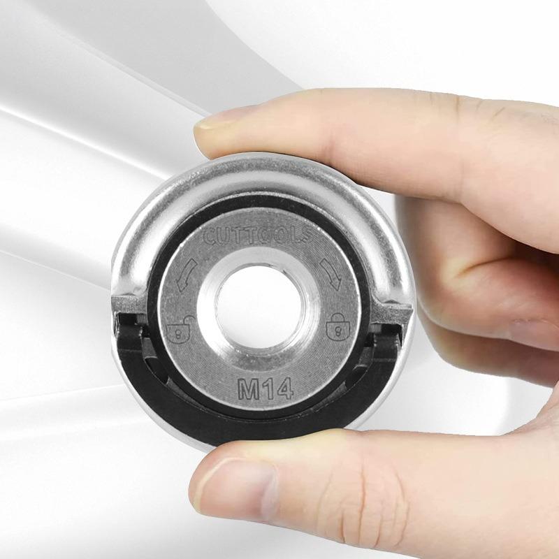 Аксессуары для угловой шлифмашины M10/M14 Быстрая установка Прижимная пластина Патрон Резьбовая гайка Зажимная гайка Самоблокирующаяся прижимная пластина