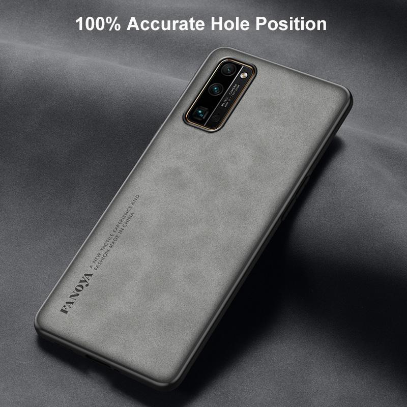 Роскошный чехол из искусственной кожи для Honor 30 Pro Plus, матовый защитный силиконовый чехол для телефона из ТПУ для Honor 30S 30i View 30 Pro Coque