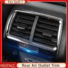 Car Rear Air Outlet Vent Panel Trim Frame Sticker Cover for Volkswagen VW Golf 7 7.5 MK7 MK7.5 2013 -