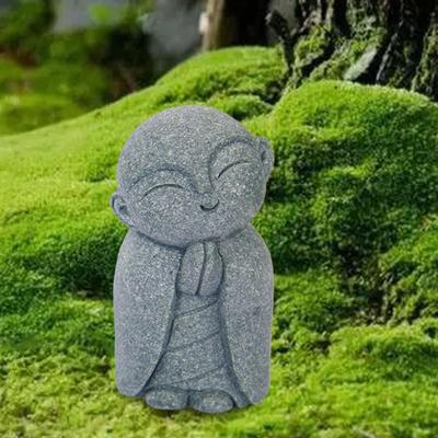 Декор для аквариума Будда Милая Мини Маленькая Фигурка Монаха Декор Настольная Скульптура Статуя Будды для Автомобиля Сада Настольное Украшение Уличное