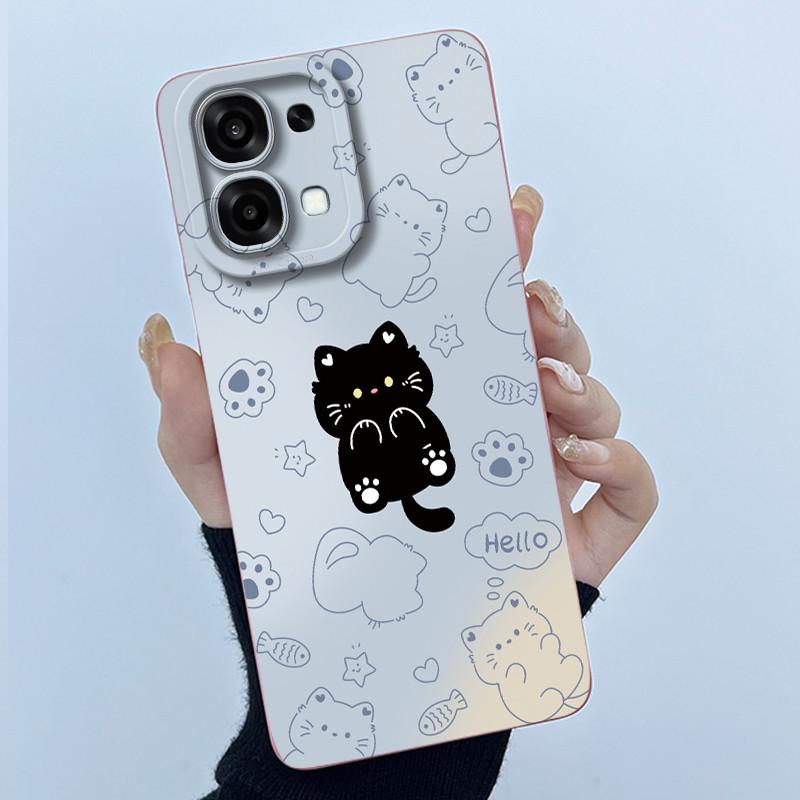 Case For Oppo A6 Pro Cute Panda Sweet Girls Cats Silicone Soft Protective Cover For OppoA6 Pro A6Pro 4G 5G 2025 Bumper Casing