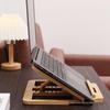 Portable Solid Wood Folding Desktop Laptop & iPad Stand with Cooling Feature
