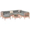 8 piece garden sofa set with cushions solid Douglas fir wood