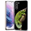 Забавный чехол для телефона с хамелеоном и дикой природой для Samsung A54 A14 A24 A34 A17 A37 A57 A55 A35 A25 A15 A13 A23 A33 A53 A07 A05S A04S A03 A7