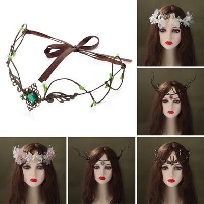 Дизайн "Виноградная лоза" Эльфийская корона Свадебный стиль Готическая повязка на голову Новая Лесная корона