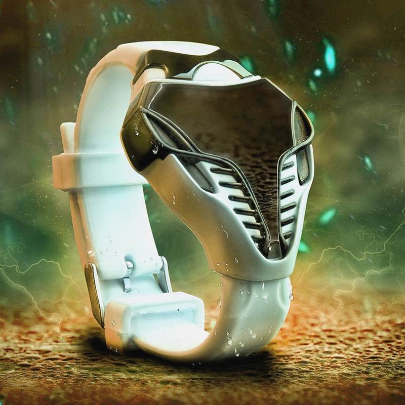 Мужские роскошные электронные часы из силикагеля, студенческие спортивные наручные часы для молодых мальчиков