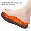 1 Pair USB Electric Heated Insole 3 Temperature Settings Adjustable Men Women Winter Foot Warmer Plush Heating Shoe Pad
