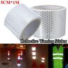 1/3/5Pcs 1M Car Reflective Tape Auto Safety Warning Sticker Reflector Protective Tape Strip Film for Trucks Auto Stickers
