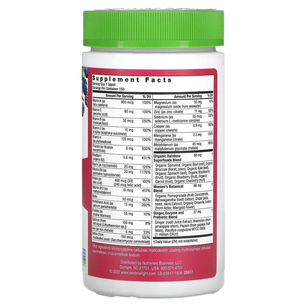 Women'S One Multivitamin, 150 Tablets