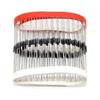 (100 Pcs) DSSRQI 1N4001 Rectifier Diode, 50V 1A DO-41 Electronic Silicon Doorbell Diodes