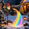 LED Christmas Cauldron Garden Light Ground Insert Watering Can Lantern  Garden Lawn