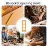70x70mm Cutting Size Electrical Plug Stencil Tool Socket Box Hole Opener  For Wardrobes