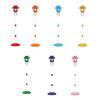 Street Lamp Bubble Machine with Music & LED Lights, Automatic Bubble Blower for Kids, Adjustable Height 21-47", Detachable Wand, Rechargeable Outdoor
